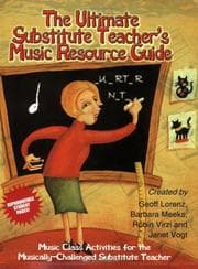 Tapa de The Ultimate Substitute Teacher's Music Resource Guide