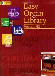 Tapa de Easy Organ Library Vol 42