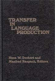 Tapa de Transfer in language production