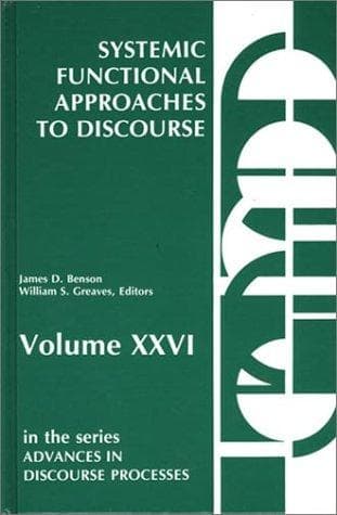 Tapa de Systemic Functional Approaches to Discourse