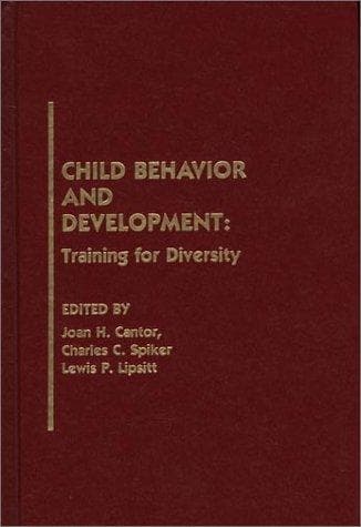 Tapa de Child Behavior and Development