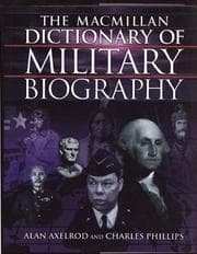 Tapa de Macmillan Dictionary of Military Biography