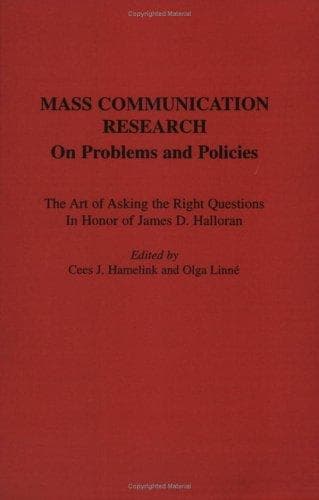 Tapa de Mass Communication Research