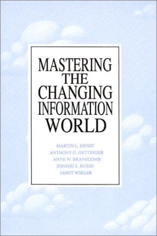 Tapa de Mastering the changing information world