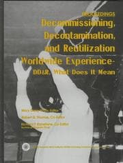 Tapa de Decommissioning, decontamination and reutilization