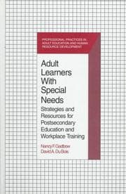 Tapa de Adult learners with special needs