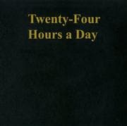 Tapa de Twenty-Four Hours a Day Large Print