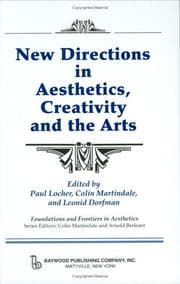 Tapa de New directions in aesthetics, creativity, and the arts