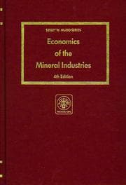 Tapa de Economics of the mineral industries
