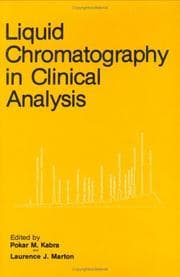 Tapa de Liquid chromatography in clinical analysis