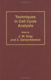 Tapa de Techniques in cell cycle analysis