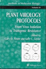 Tapa de Plant virology protocols