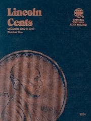 Tapa de Lincoln Cents Folder #1, 1909-1940