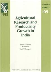 Tapa de Agricultural research and productivity growth in India