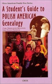 Tapa de A student's guide to Polish American genealogy