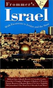Tapa de Frommer's Israel '98