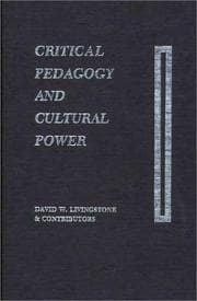 Tapa de Critical Pedagogy and Cultural Power