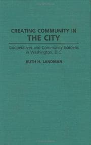 Tapa de Creating community in the city