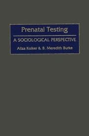 Tapa de Prenatal testing