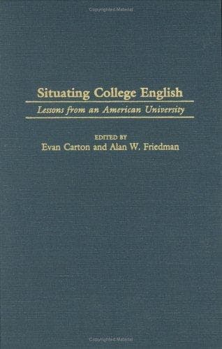 Tapa de Situating College English