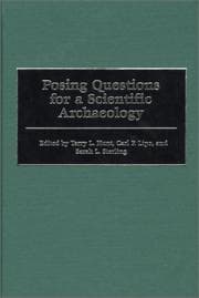 Tapa de Posing questions for a scientific archaeology