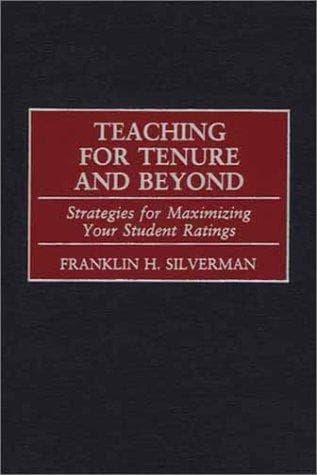Tapa de Teaching for tenure and beyond