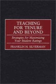 Tapa de Teaching for tenure and beyond