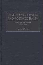 Tapa de Beyond modernism and postmodernism