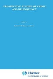 Tapa de Prospective studies of crime and delinquency