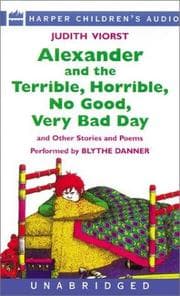 Tapa de Alexander and the Terrible, Horrible, No Good, Very Bad Day, and Other     Stories