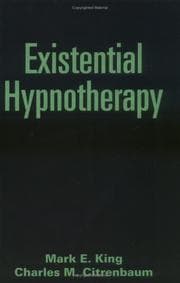 Tapa de Existential hypnotherapy