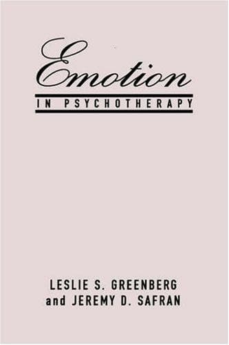 Tapa de Emotion in Psychotherapy