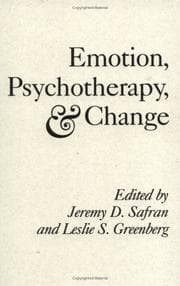 Tapa de Emotion, Psychotherapy, and Change