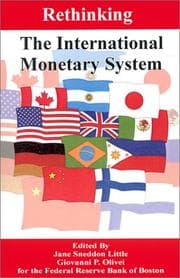 Tapa de Rethinking the international monetary system