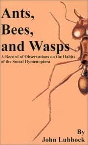 Tapa de Ants Bees and wasps