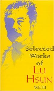 Tapa de Selected Works of Lu Hsun
