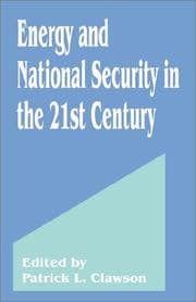 Tapa de Energy and National Security in the 21st Century