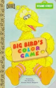 Tapa de Big bird's color game