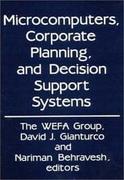 Tapa de Microcomputers, corporate planning, and decision support systems