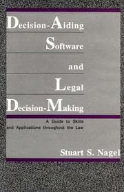 Tapa de Decision-aiding software and legal decision-making