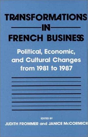 Tapa de Transformations in French business