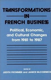 Tapa de Transformations in French business