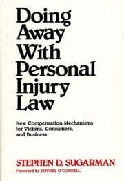 Tapa de Doing away with personal injury law
