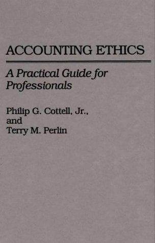 Tapa de Accounting ethics