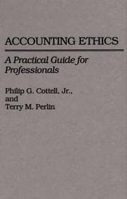 Tapa de Accounting ethics
