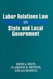 Tapa de Labor relations law in state and local government
