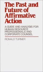 Tapa de The past and future of affirmative action