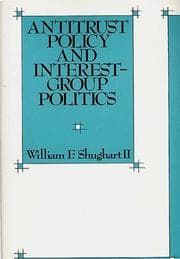 Tapa de Antitrust policy and interest-group politics