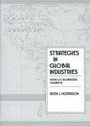 Tapa de Strategies in global industries