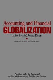 Tapa de Accounting and financial globalization